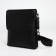 Male bag over the shoulder, Textura, external pocket, black color