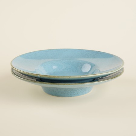 A set of plates for paste SL Home "Azzura", 160 ml, d = 21.5 cm, the color is turquoise