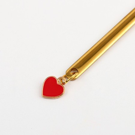 A paired spoon with a suspension of a "sweet couple", 2.7 x 14, 8 cm-9