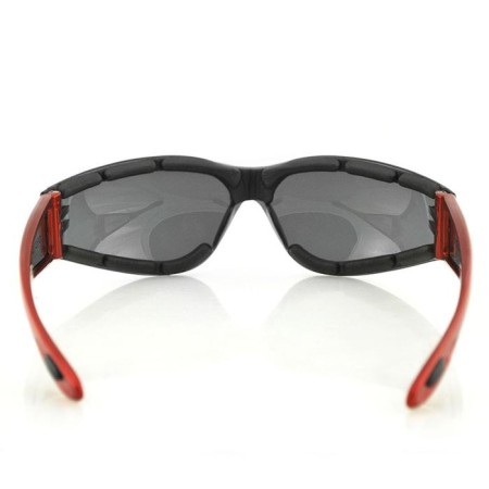Shield II glasses red with smoky lenses-3