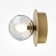 Bra Maytoni Mod331WL-L3BS3K, LED, 3 W, 120x115x120 mm, 210 lm, 3000k, brass