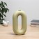 VAZA Ceramics Table "Lind" Green, 12x5x20 cm