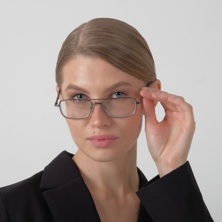 Ready glasses east 9882 photochromic, gray color, bending pipe, -3.5-2