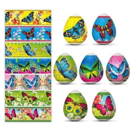 Easter heat -shaped film "Butterflies" for 7 eggs-1