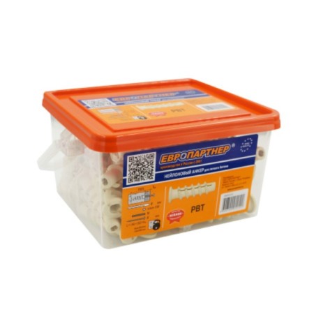 EUROPETER dowel PBT 10, for aerated concrete, nylon, 14x70 mm, 250 pcs-1