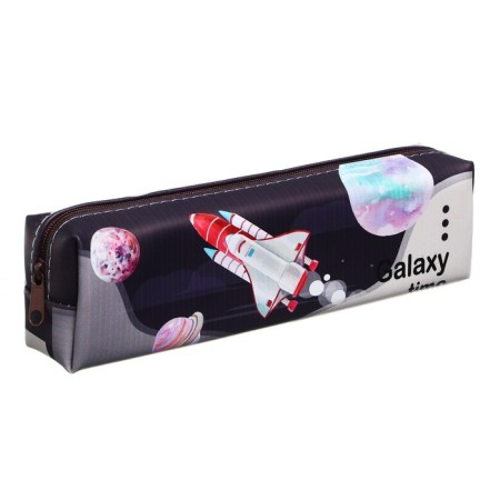 School "Cosmos", on a zipper, black