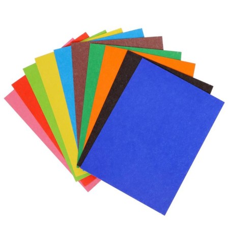Cardboard color A5, 10 sheets, 10 colors "Hobbies Tim", mix-6