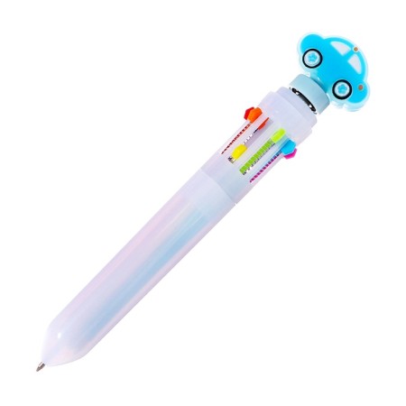 Multi-color ballpoint pen Calligrata "Schepinner", automatic, 10 color, node 0.7 mm, blue