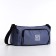 Youth bag with a zipper, blue color
