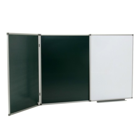 Cretaceous board/magnetic marker 300*100/100*75*2 calligrata, three-section, in alumino frames-1