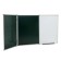 Cretaceous board/magnetic marker 300*100/100*75*2 calligrata, three-section, in alumino frames