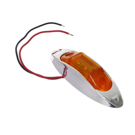 Lanterns Gabarit side rear for trucks, yellow light, 2 pcs, 24 V, BD-7046-24V-1
