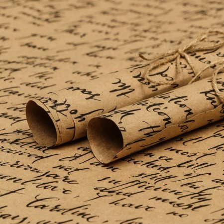 Package paper, craft "Manuscript", 70x100 cm, 1 sheet-9