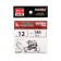 Hooks Kujira Universal 180, BN color, No. 12, 10 pcs.
