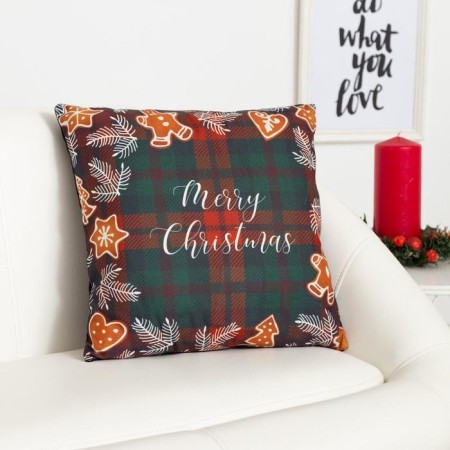 Decorative pillowcase "Ethel" Merry Christmas, size 40x40 cm-1