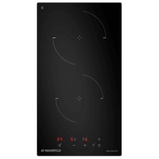 Варочная поверхность MAUNFELD CVI302EXBK , индукционная, 2 конфорки, сенсор, чёрная