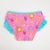 Bathing swimming trunks for girls Minaku with decor, height 68-74 cm