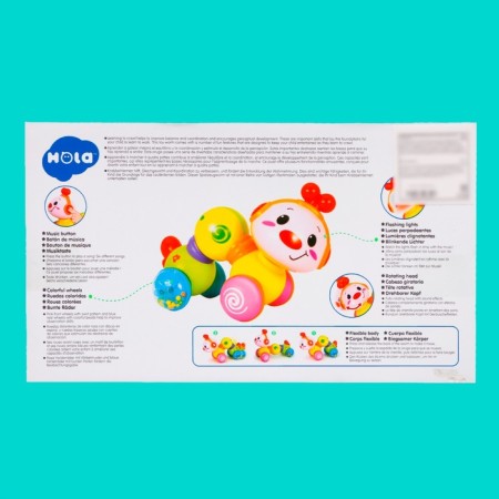 Musical toy "caterpillar", light and sound effects-8