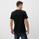 T -shirt male, black color, size 54