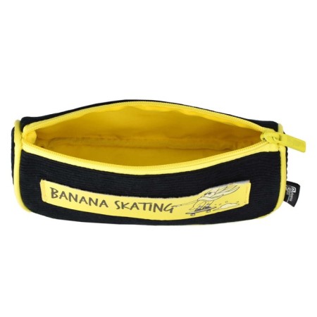 Penal soft, 1 compartment, 85 x 220 x 55 mm, voluminous, Phoenix "Banana on Bord" Black/Yellow 62081-2