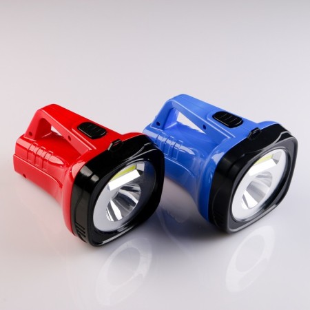 Flight battery flashlight, 2 W+3 W, 800 mAh, 11 x 18 cm, red-1