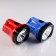 Flight battery flashlight, 2 W+3 W, 800 mAh, 11 x 18 cm, red