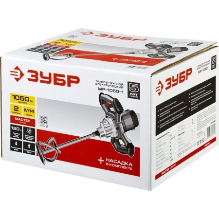 Building mixer "bison" MP-1050-1, "Up/down", 1050W, 2 speeds: 500/-700 rpm, 120l-4