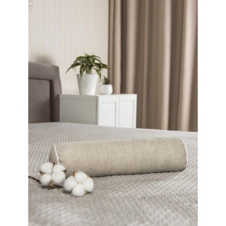 Pillow-leaf, size 40x10 cm, swan fluff-2