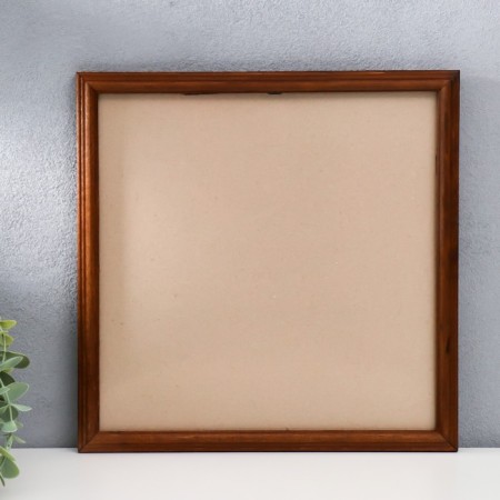 Photo frame wood 30x30 cm walnut (plastic screen)-4