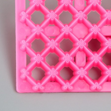 Plastic stamp "Rhombus with a square" 12.8x7.5 cm-4