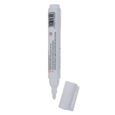 Permanent marker, round tip, 3 mm, white