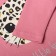Turtleneck for girls, dark pink color, height 86 cm