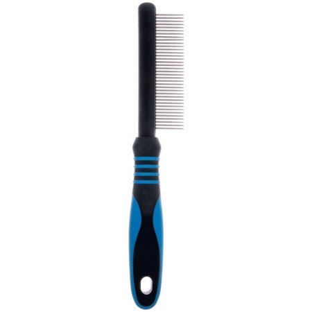 Delight comb, with rings, 37 teeth 20 mm, black and blue-2