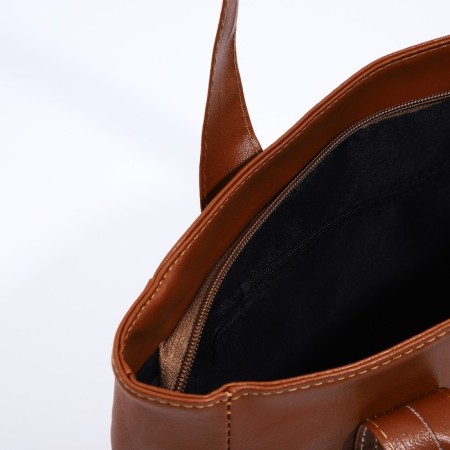 Soper bag on lightning brown color-4