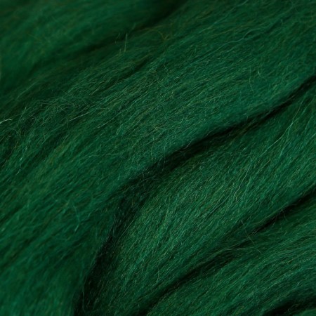 Fasting wool 100% half -toned wool 50 g (110, green)-5