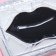 Lip patch with black pearls