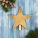 Tip "star" stripes, 18x18 cm, gold