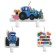 Candle in the cake set, blue tractor, set 3 pcs.