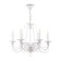 Freya FR2046-PL-06-Welia, 570x570x1000 mm, E14, 6x60W, white with gold