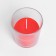 A candle in a smooth glass flavored "flowering garden", 8.5 cm