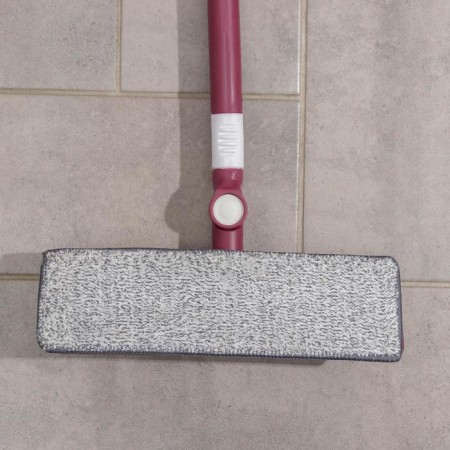 Okloma with a nozzle from a microfiber of a share, a latch, a steel telescopic handle, 27 × 8 × 86 (126) cm, color mix-3