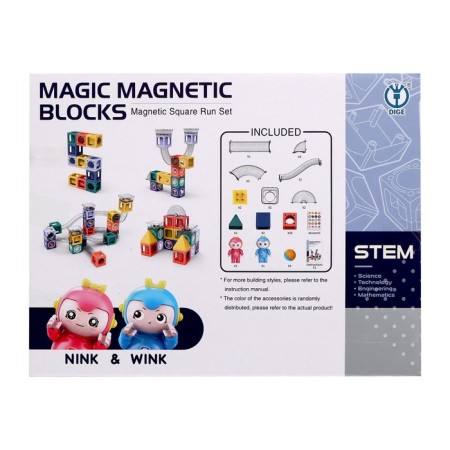 Magnetic designer "Marbble", 38 parts-3