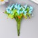 Flowers for decorating "Jasminovid oxen" 1 bouquet = 10 blue colors 9.5 cm