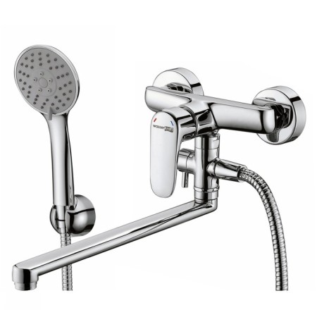 Wasserkraft Vils 5602l bath mixer, single -leaf, watering can, pour 322 mm, chrome