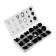 Set of rubber bushings, 125 pcs