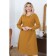 Female dress, size 54, mustard color