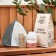 Gift set "4 in 1" soap, scrub, combined hat, white washcloth