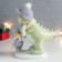 Polystone souvenir "Baby and dinosaurus in hats" 15x8.5x16 cm