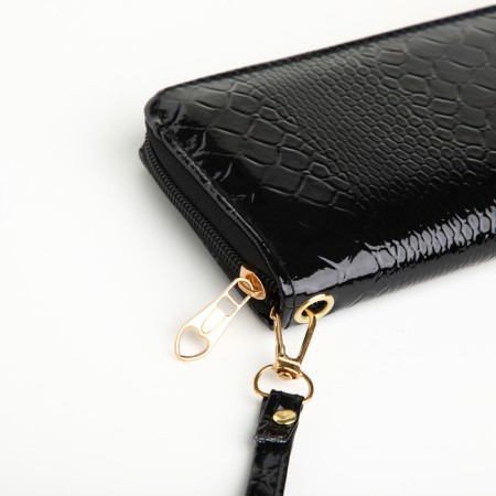 Women's wallet with lightning, black color-2