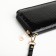 Women's wallet with lightning, black color